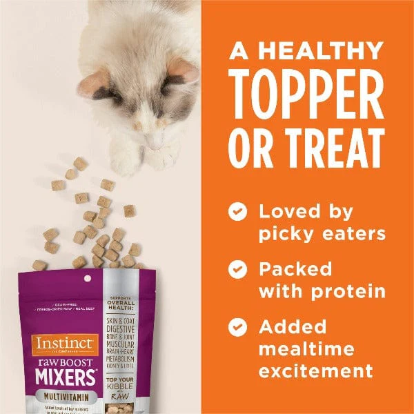 Instinct Raw Boost Mixers Multivitamin for Adult Cats Food Topper, 5.5oz - Image 6