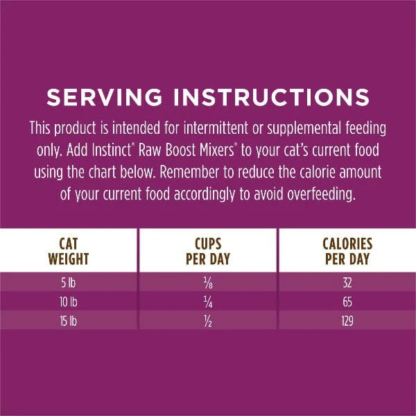 Instinct Raw Boost Mixers Multivitamin for Adult Cats Food Topper, 5.5oz - Image 8