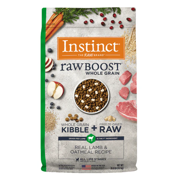 Instinct Raw Boost Whole Grain Real Lamb & Oatmeal Recipe Dry Dog Food - Image 7