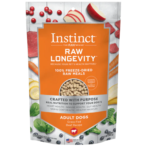 Instinct Raw Longevity Beef 100% Freeze Dried Dog Food - Image 4
