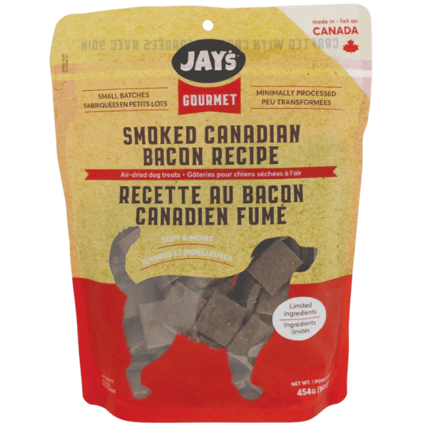 Jay's Gourmet Smoked Canadian Bacon Recipe Dog Treats