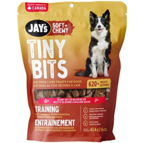 Jay's Soft + Chewy Tiny Bits Training Peanut Butter Bacon Dog Treats - Image 2