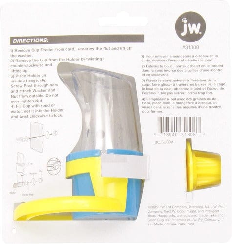 JW Insight Clean Cup Feed and Water Cup for Birds - Image 4
