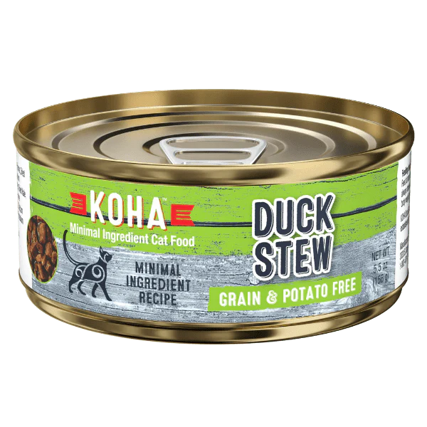 KOHA Duck Stew Canned Cat Food, 5.5oz