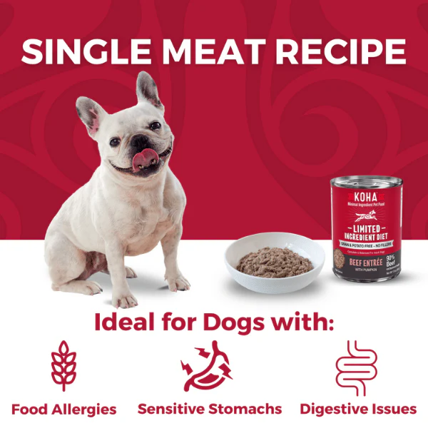 KOHA LID Beef Entrée Canned Dog Food - Image 2