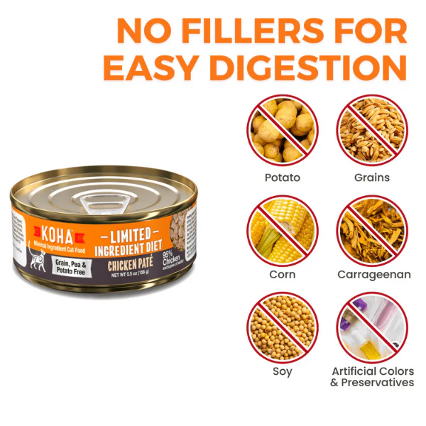 KOHA LID Chicken Pate Canned Cat Food, 5.5oz - Image 4