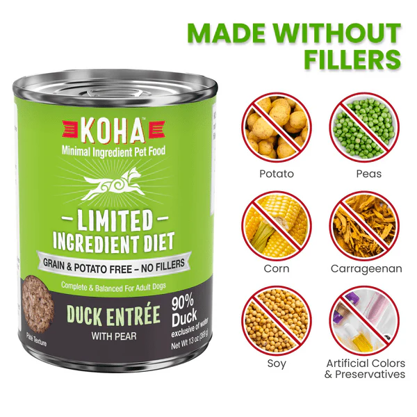 KOHA LID Duck Entrée Canned Dog Food - Image 4