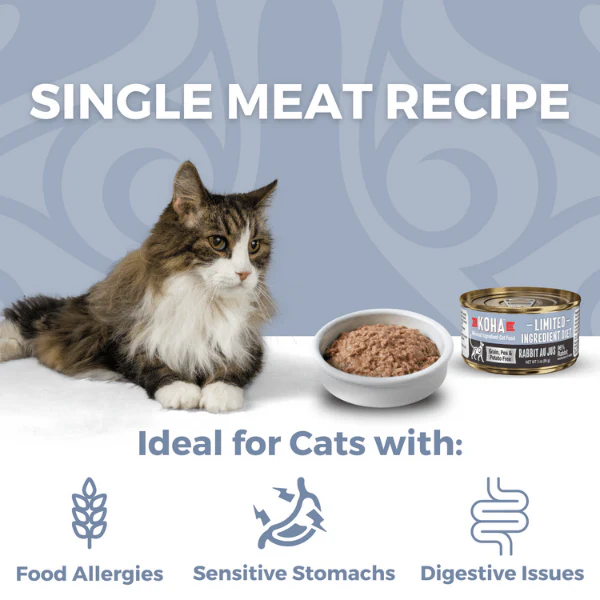 KOHA LID Rabbit Pate Canned Cat Food - Image 2