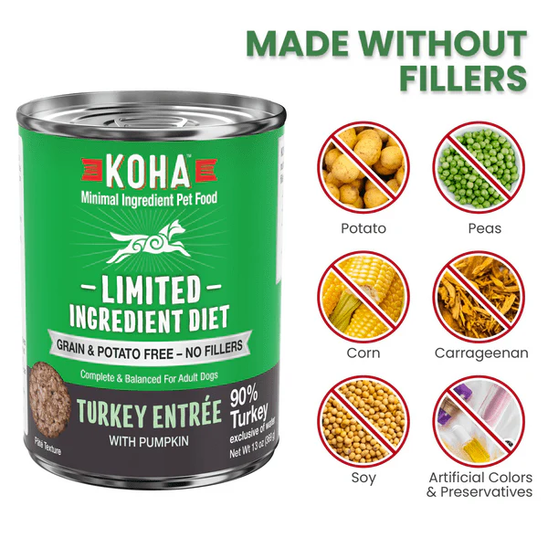 KOHA LID Turkey Entrée Canned Dog Food - Image 4