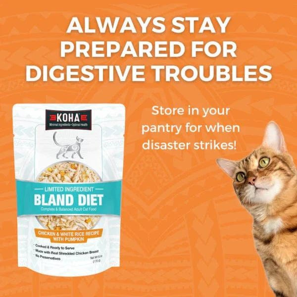 KOHA Limited Ingredient Bland Diet Chicken & White Rice Recipe for Cats - Image 6