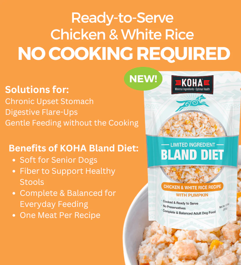KOHA Limited Ingredient Bland Diet Chicken & White Rice Recipe for Dogs - Image 2