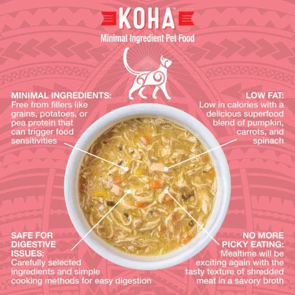 KOHA Pure Shreds Shredded Chicken & Salmon Entree Canned Cat Food, 5.5oz - Image 2