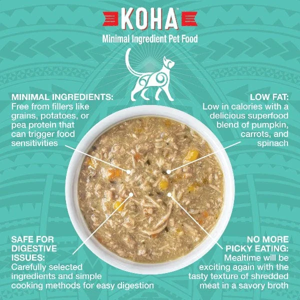 KOHA Pure Shreds Shredded Duck Entree Canned Cat Food, 5.5oz - Image 2