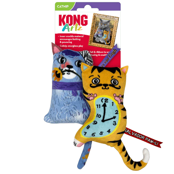 KONG Artz Dali & Van Gogh Cat Toy