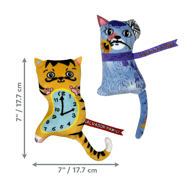 KONG Artz Dali & Van Gogh Cat Toy - Image 3