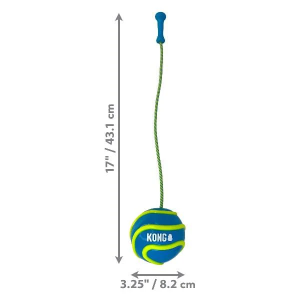 KONG Bunji High-Viz Ball Dog Toy - Image 3