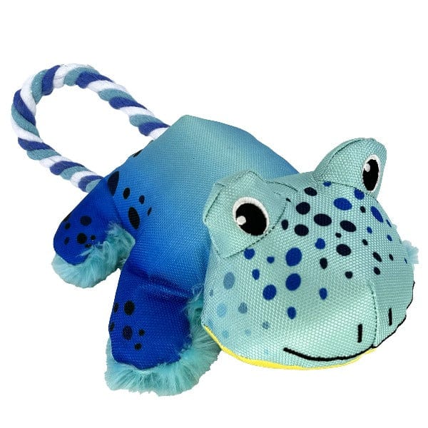 KONG Cozie Tuggz Frog Dog Toy - Image 2