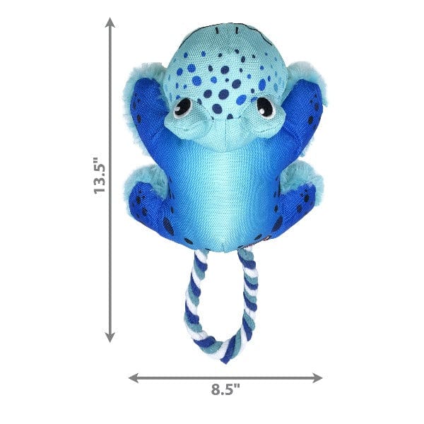 KONG Cozie Tuggz Frog Dog Toy - Image 3