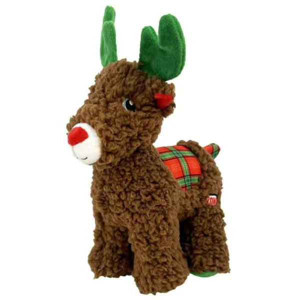 KONG Holiday Sherps Reindeer Dog Toy - Image 3