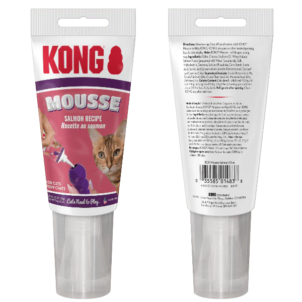 KONG Mousse Salmon Treat For Cats