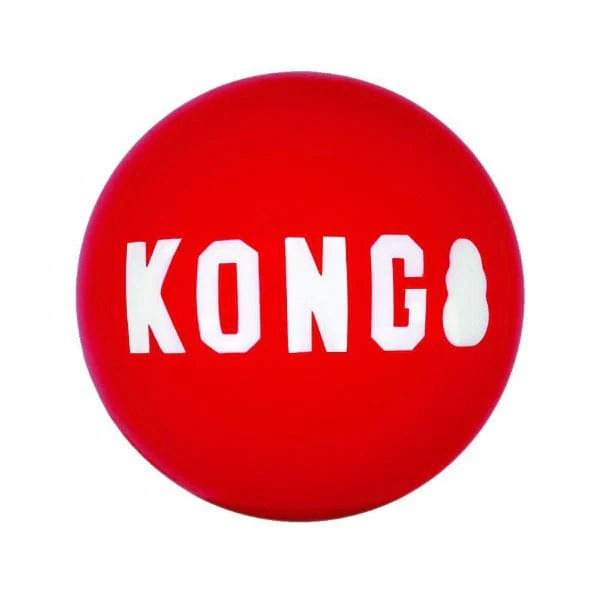 KONG Signature Ball 2-Pack Dog Toy - Image 3
