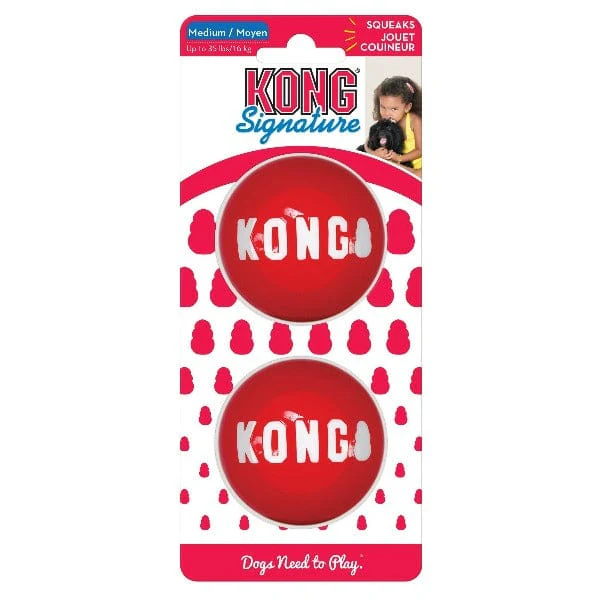 KONG Signature Ball 2-Pack Dog Toy - Image 6