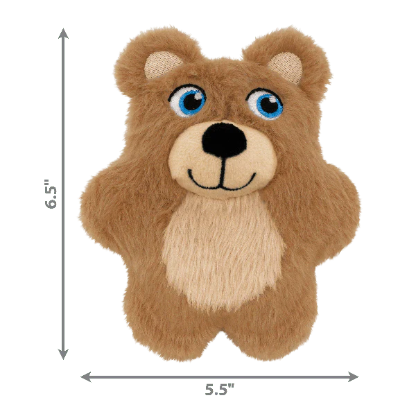 KONG Snuzzles Kiddos Teddy Bear Dog Toy - Image 3