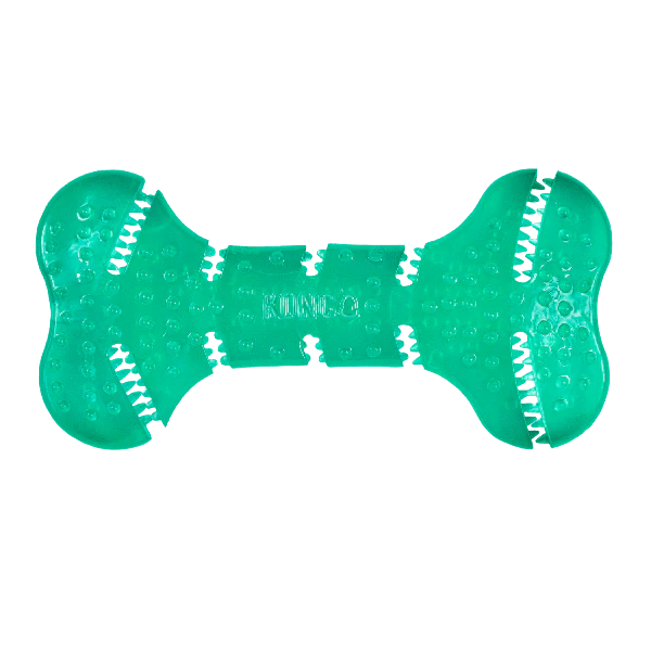 KONG Squeezz Dental Bone Dog Toy - Image 3