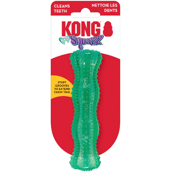 KONG Squeezz Dental Stick Dog Toy