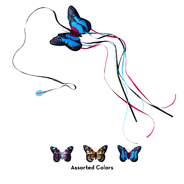 KONG Teaser Butterfly Cat Toy - Image 2