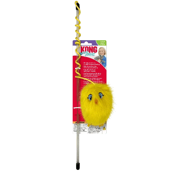 KONG Teaser Chirpz Chick Cat Toy