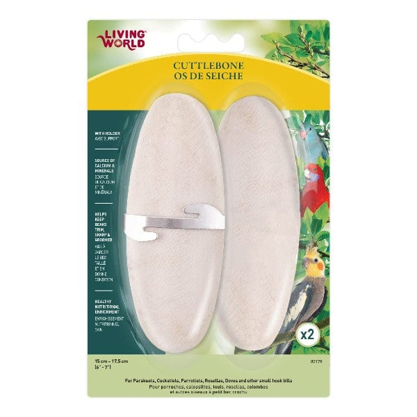 Living World Cuttlebone with Holder for Birds - Image 6