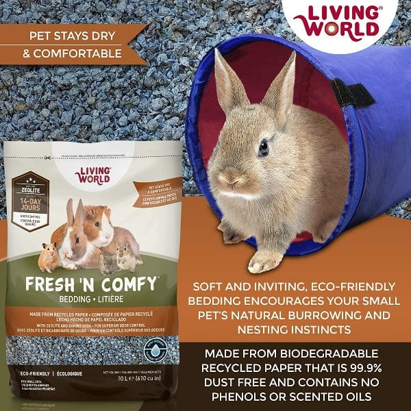 Living World Fresh 'N Comfy Bedding for Small Animals; Blue - Image 3