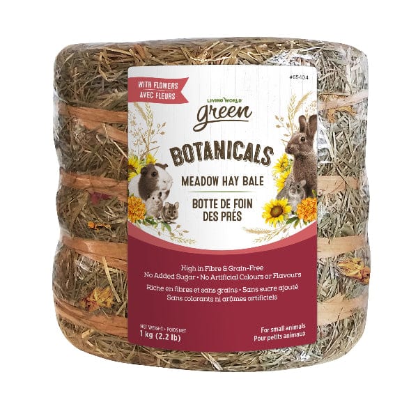Living World Green Botanicals Meadow Hay Bale – with Flowers - Image 8