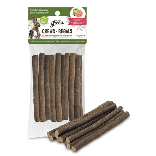Living World Green Chews - Guava Wood Sticks