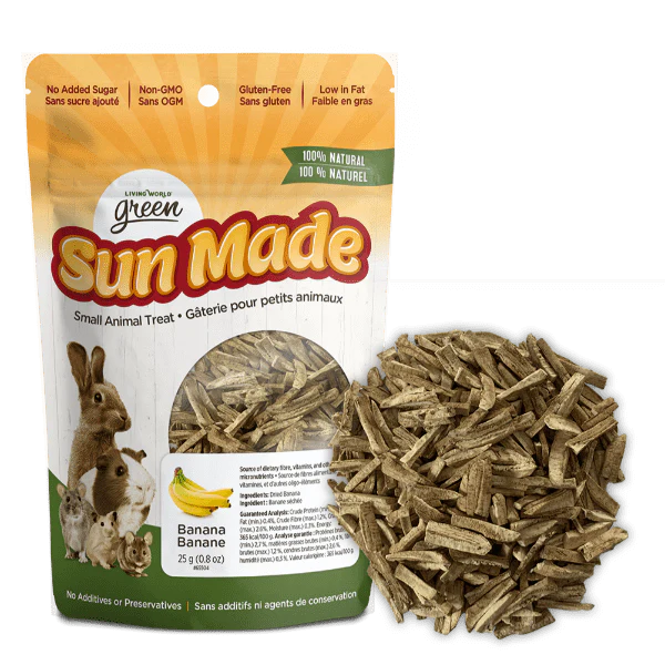 Living World Green Sun Made Dried Banana Treat*