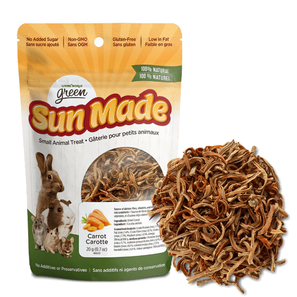 Living World Green Sun Made Dried Carrot Treat*