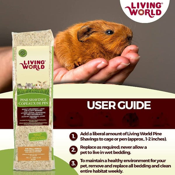 Living World Pine Shavings for Small Animals - Image 6