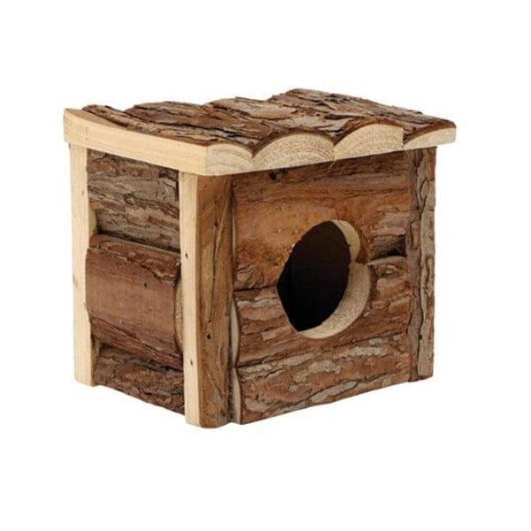 Living World TreeHouse Real Wood Cabin Hide for Small Animals - Image 2