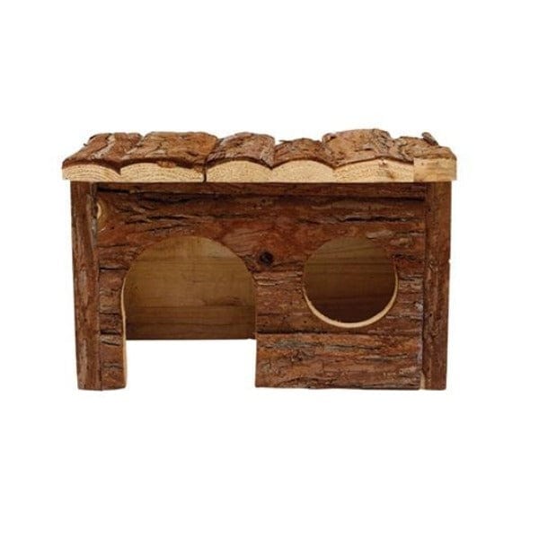 Living World TreeHouse Real Wood Cabin Hide for Small Animals - Image 3