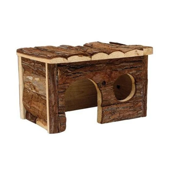 Living World TreeHouse Real Wood Cabin Hide for Small Animals - Image 4