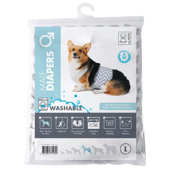 M-PETS Male Washable Diaper - Image 6