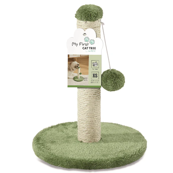 M-PETS My First Cat Tree Pompom Green