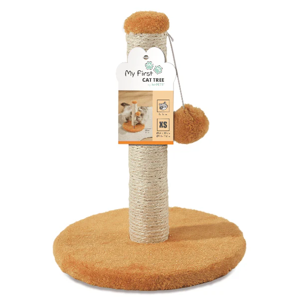M-PETS My First Cat Tree Pompom Orange