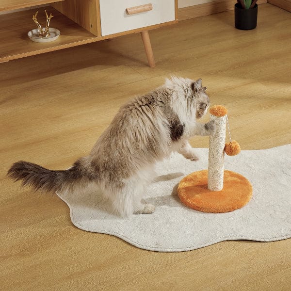 M-PETS My First Cat Tree Pompom Orange - Image 2
