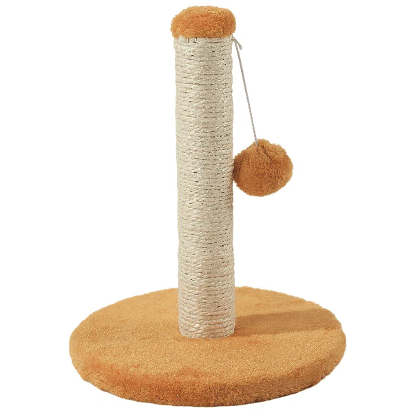 M-PETS My First Cat Tree Pompom Orange - Image 3
