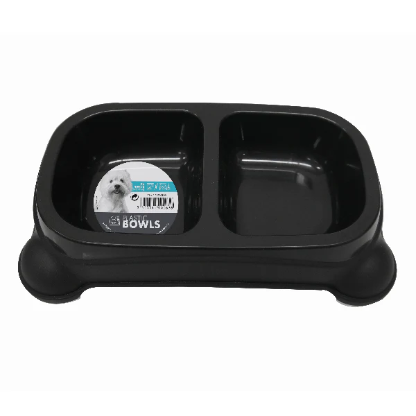 M-PETS Plastic Double Bowl - Image 3