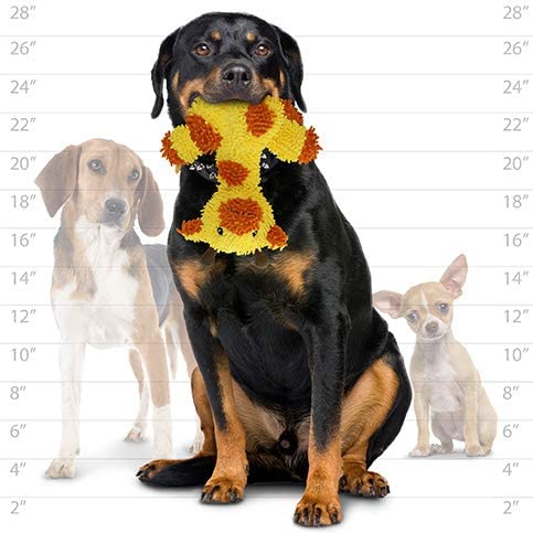 Tuffy Mighty Micro Ball Medium Giraffe Dog Toy - Image 4
