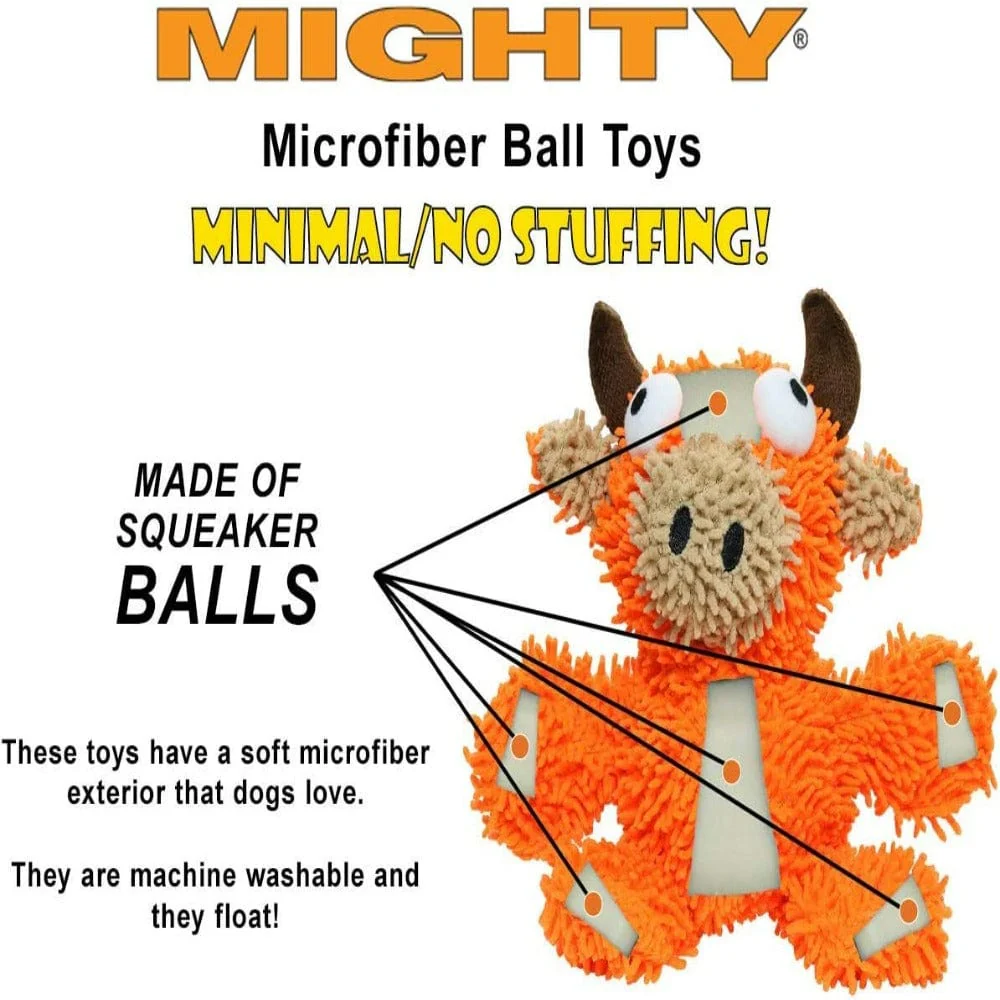 Tuffy Mighty Micro Ball Medium Giraffe Dog Toy - Image 5