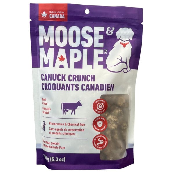 Moose & Maple Canuck Crunch Beef Crisps Dog Treats